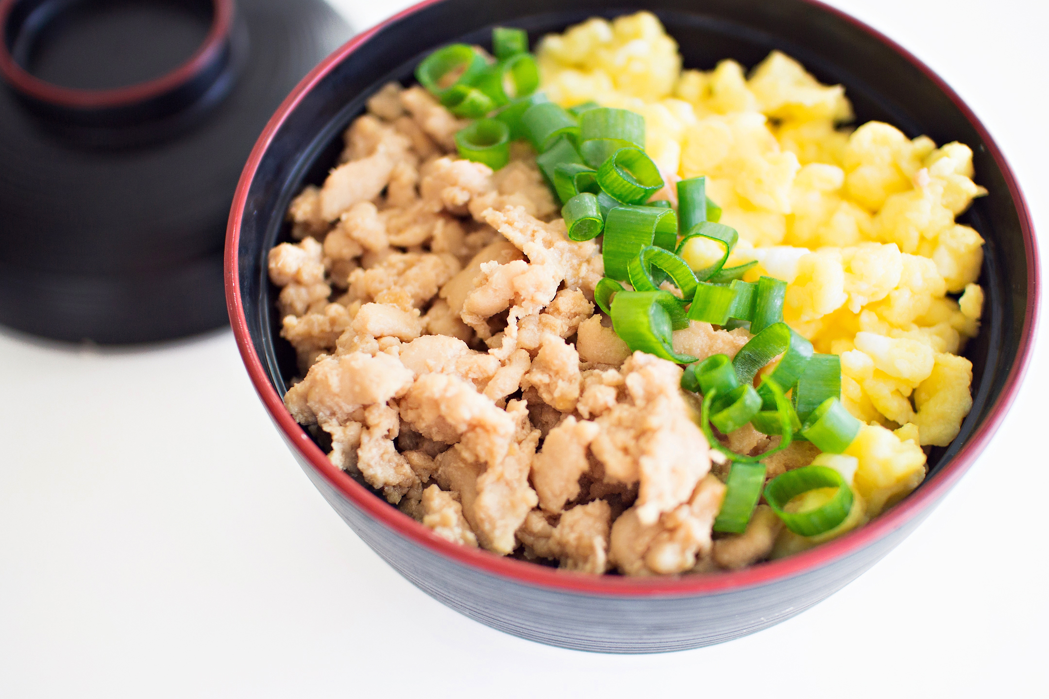 Soboro-don (Minced Chicken Bowl) / そぼろ丼 - Sylvia Wakana